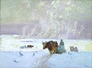Maurice Galbraith Cullen The Ice Harvest oil painting reproduction